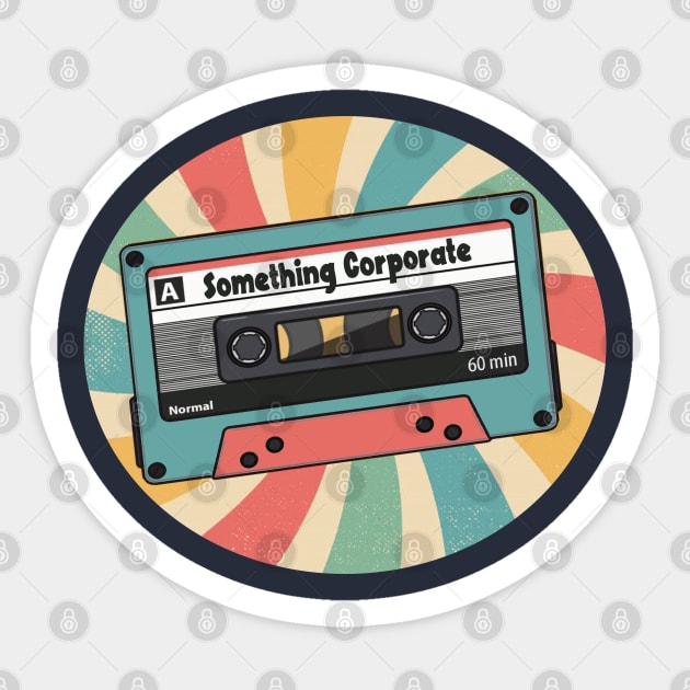 something corporate retro Sticker by Saha Paloma Ilustra